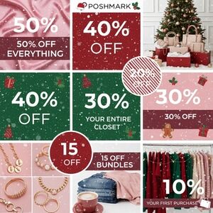 Poshmark Bundle Savings 50%, 40%, 30%, 20%, 10%